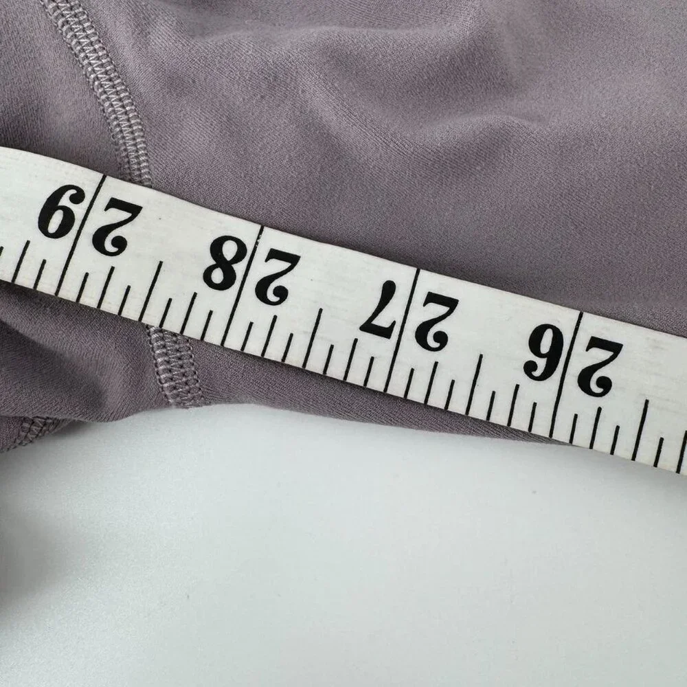 Lululemon Align Twist Front High Rise Yoga Pants Size 4 Purple Mauve Leggings